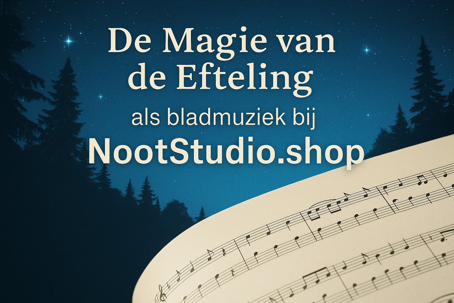 ✨ De Magie van de Efteling – Nu als Bladmuziek te verkrijgen