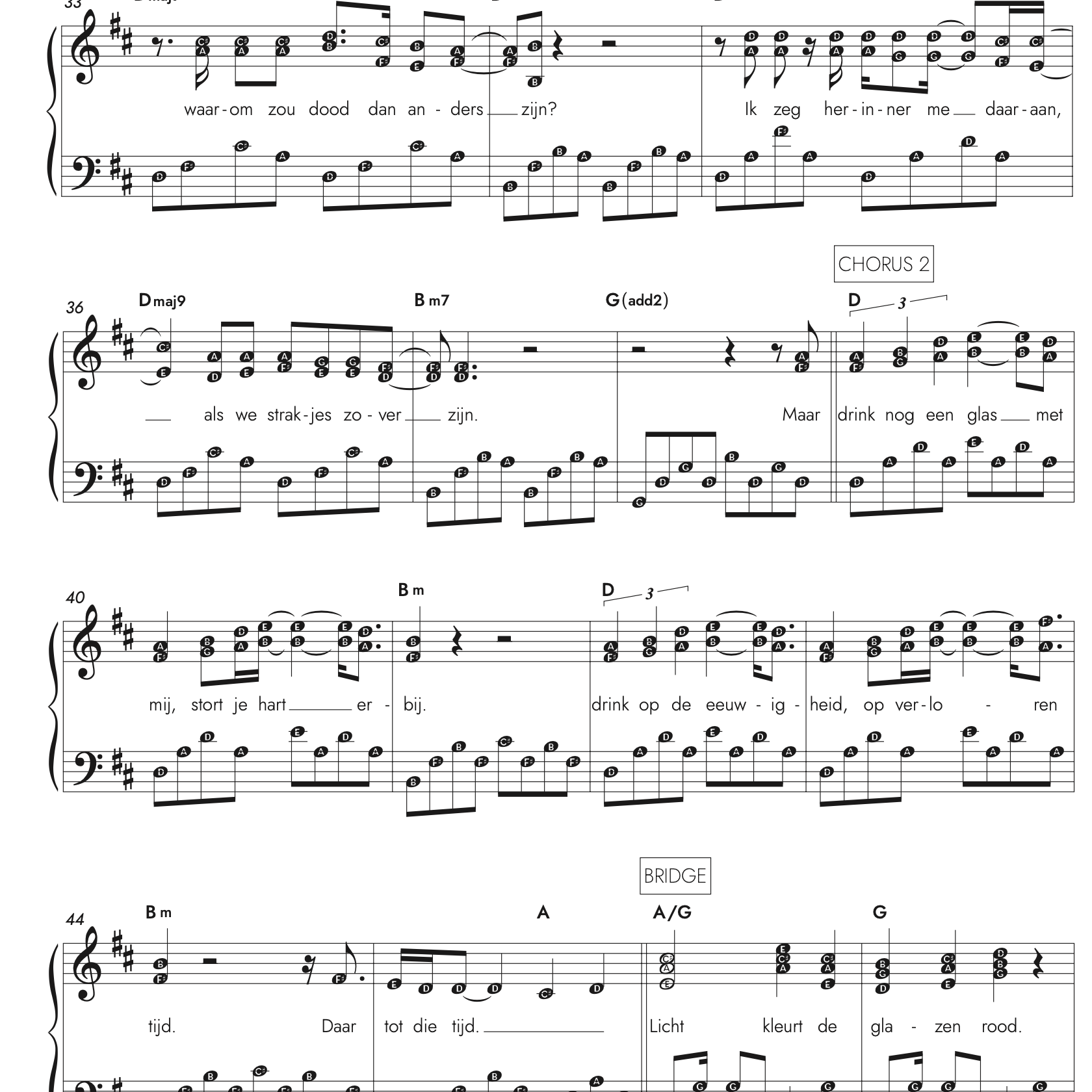 BLØF & Racoon - Glas - Nootstudio