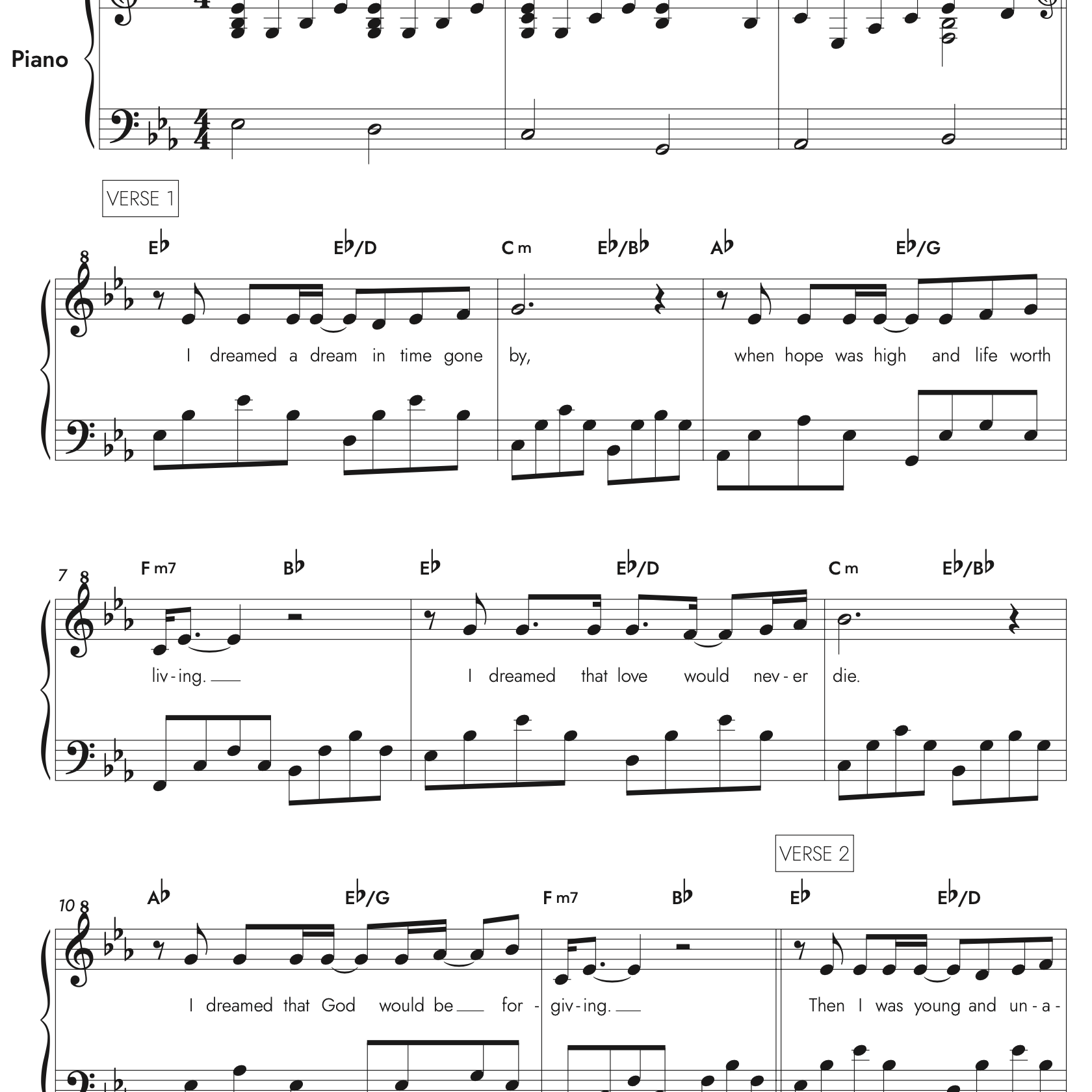 Les Miserables - I dreamed a dream - Nootstudio